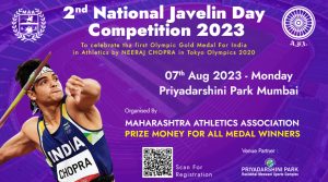 To commemorate Neeraj Chopra's historic gold medal at Tokyo 2020, the apex body will host a javelin throw competition across states on the National Javelin Day. (Picture Courtesy: Maharashtra Athletics Association)