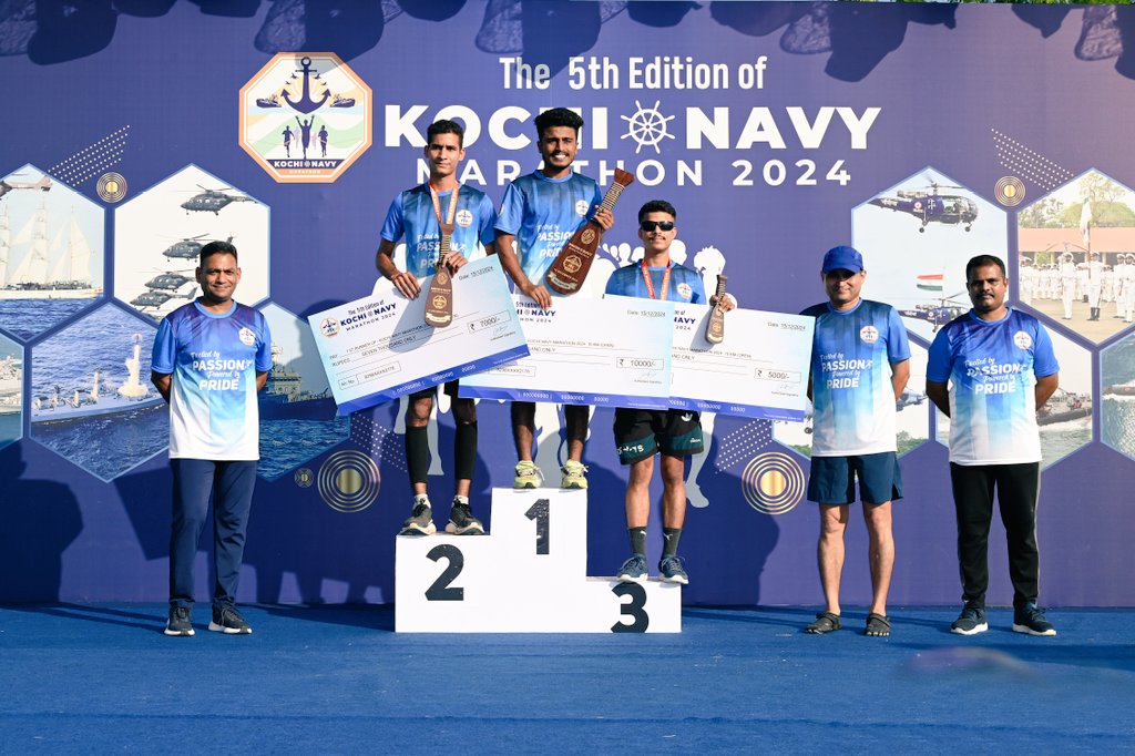 Kochi Navy Marathon-24 Records Over 5,000 Runners