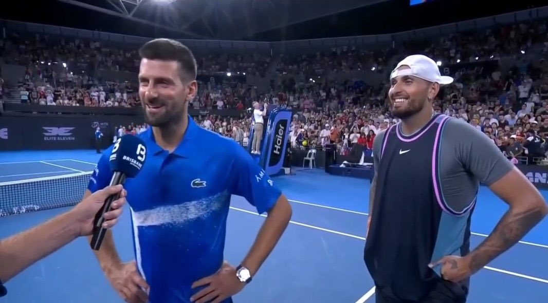 Novak Djokovic-Nick Kyrgios Begin Men’s Doubles Partnership With Brisbane International R32 Win