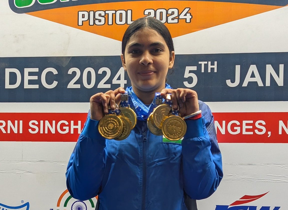 Haryana’s Suruchi Shows Appetite For Olympics At 67th National Shooting Championship