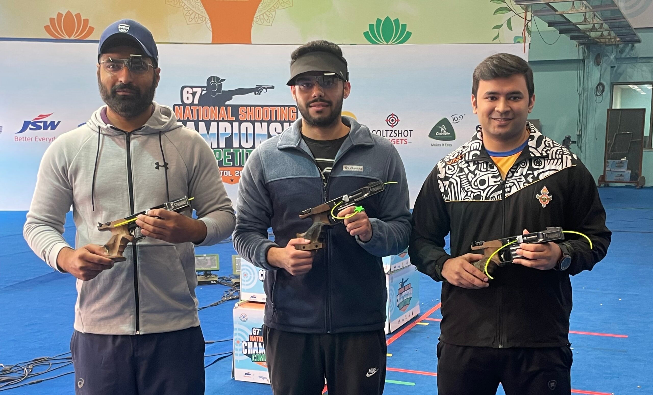 Vijayveer Sidhu Wins Battle Of Olympians At 67th National Shooting Championship