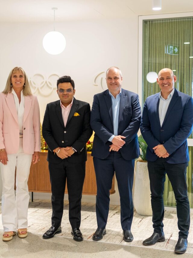 ICC Chairman Jay Shah Meets Brisbane 2032 Olympic and Paralympic Games Organising Committee (OCOG) CEO Cindy Hook