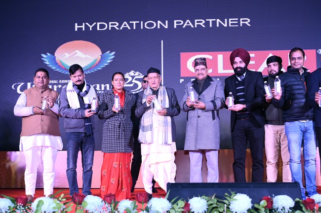 38th National Games Uttarakhand Announce CLEAR Premium Water As Hydration Partner