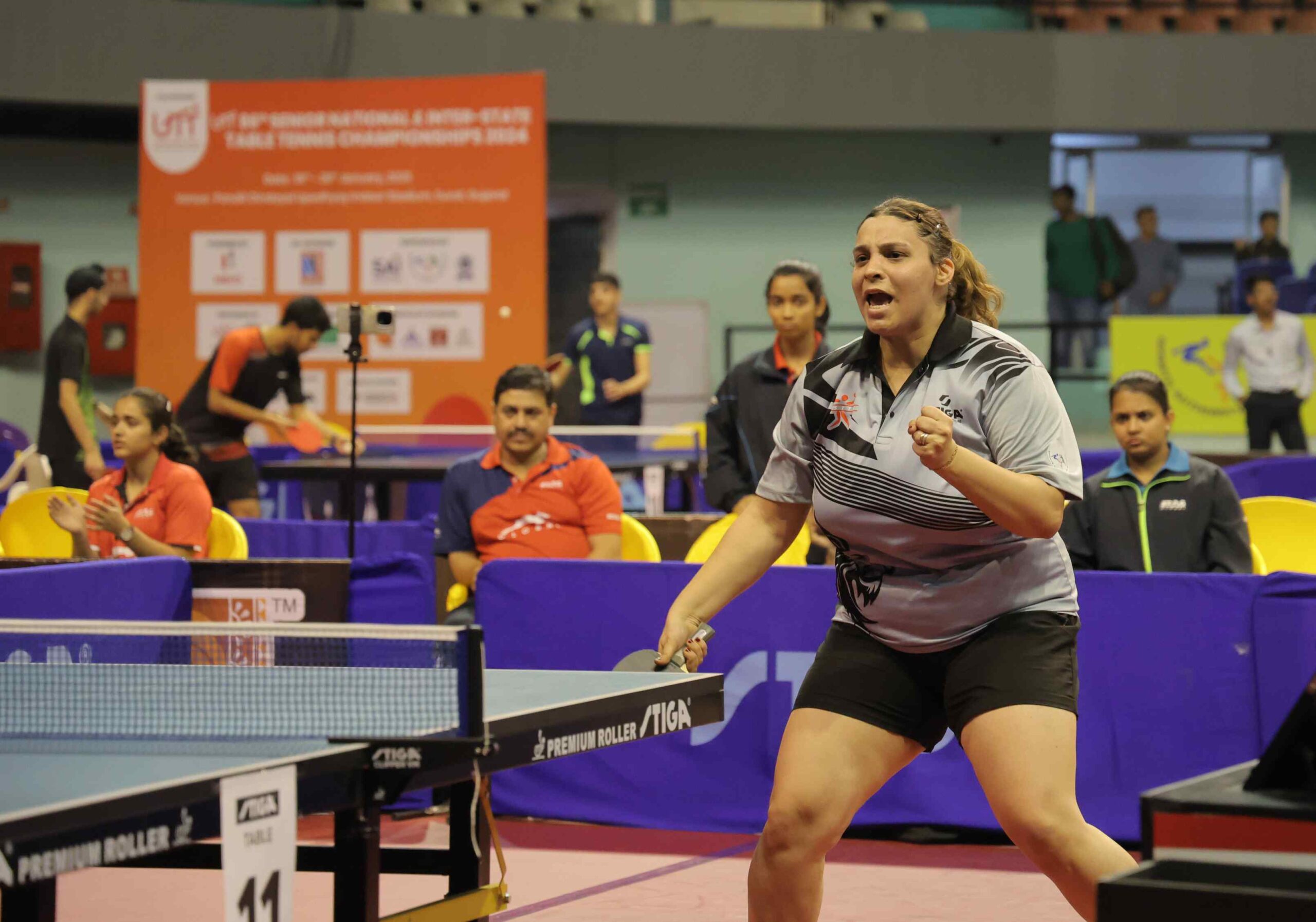 Gujarat Women’s Team Enter 86th Senior National Inter-State Table Tennis Championships Quarter-Finals