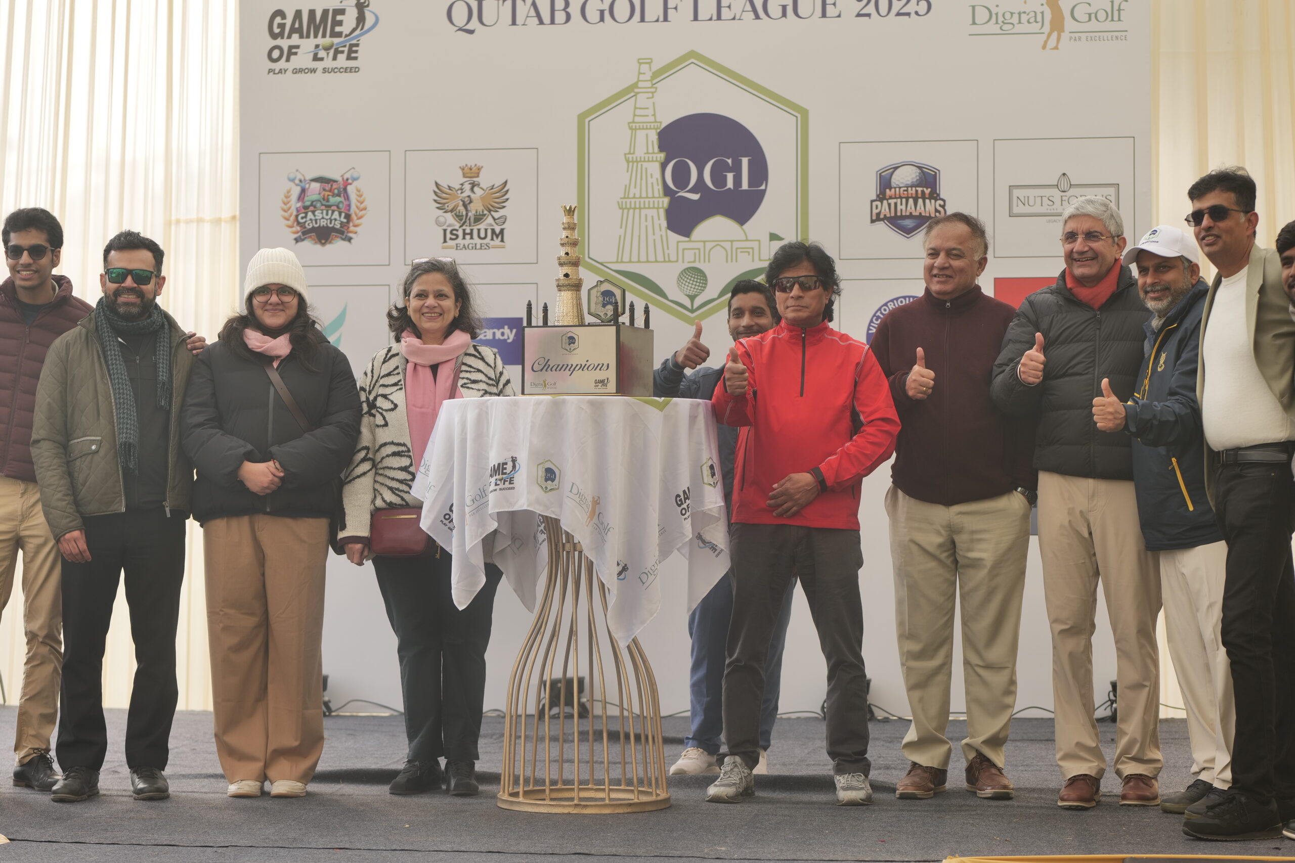 Mighty Pathaans And Swinging Shers Steal The Show In Inaugural Qutab Golf League