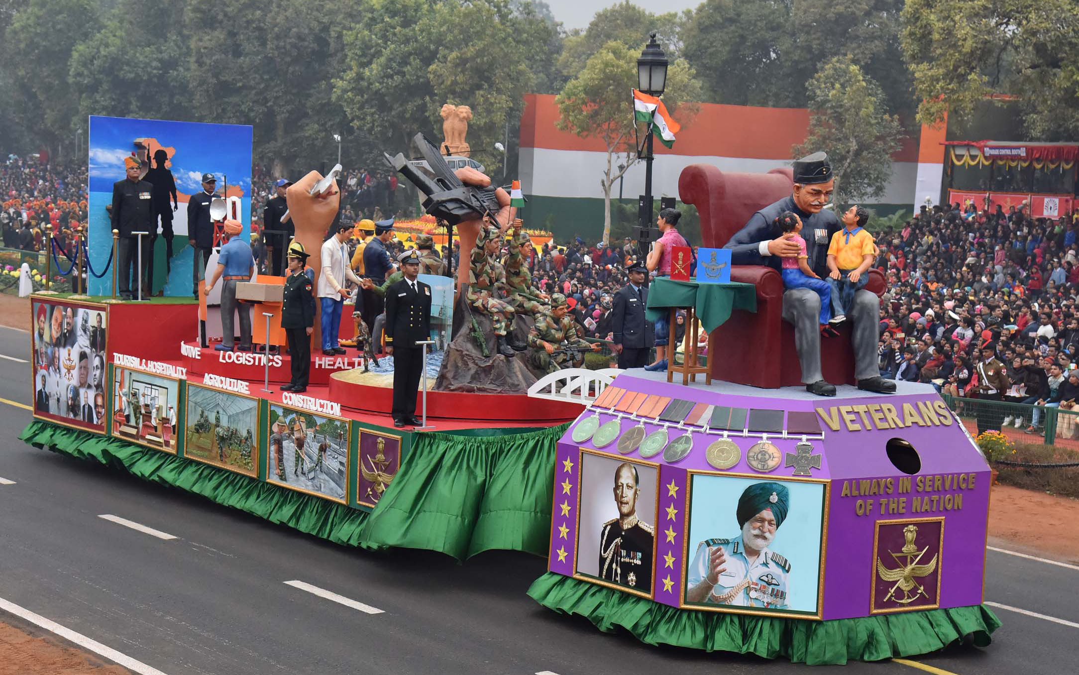 WATCH Republic Day 2025 Parade: Indian Olympians And Paralympian Feature In Veterans Tableau