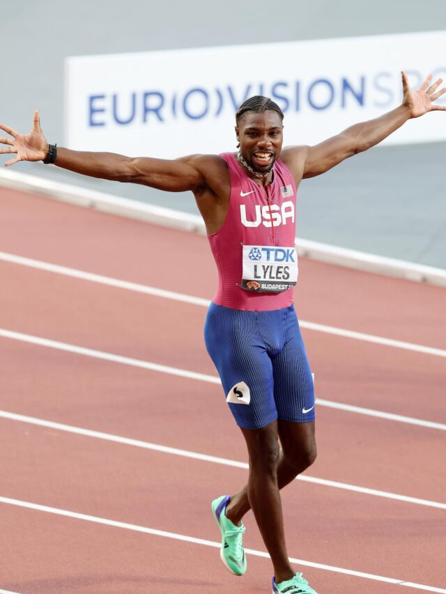 Noah Lyles, Olympic Champion, Begins 2025 With Win At Indoor University Meeting