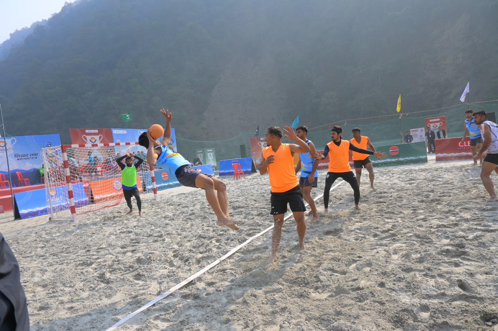 38th National Games 2025 Uttarakhand Beach Handball League Day 2 Results: Jharkhand Tame Hosts, Services Win