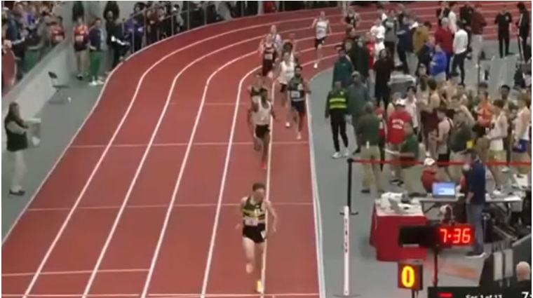 WATCH: Gulveer Singh Breaks 3000m National Record At 2025 BU David Hemery Valentine Invitational Indoor Meet