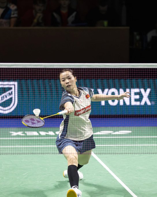 Vietnamese shuttler Thuy Linh defeated India's Aakarshi Kashyap in a dominating show at the Round of 32 clash of the German Open 2025 on Friday.