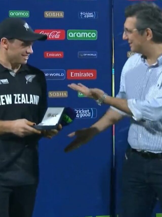 Tom Latham, Champions Trophy 2025 Pak vs NZ Match 1, MOM