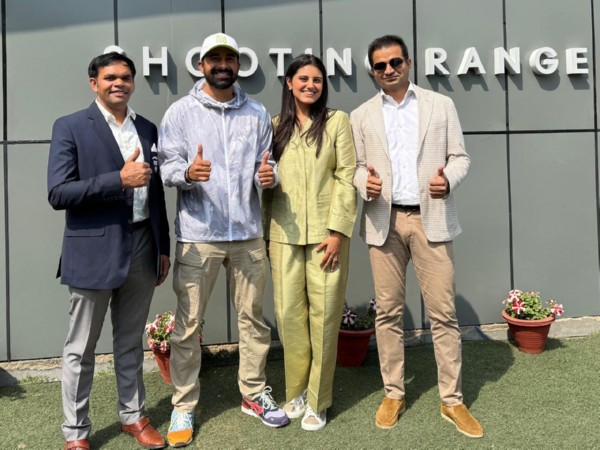 Olympian Deepak Kumar And TV Celebrity Rannvijay Singha Inaugurate Shooting Facility