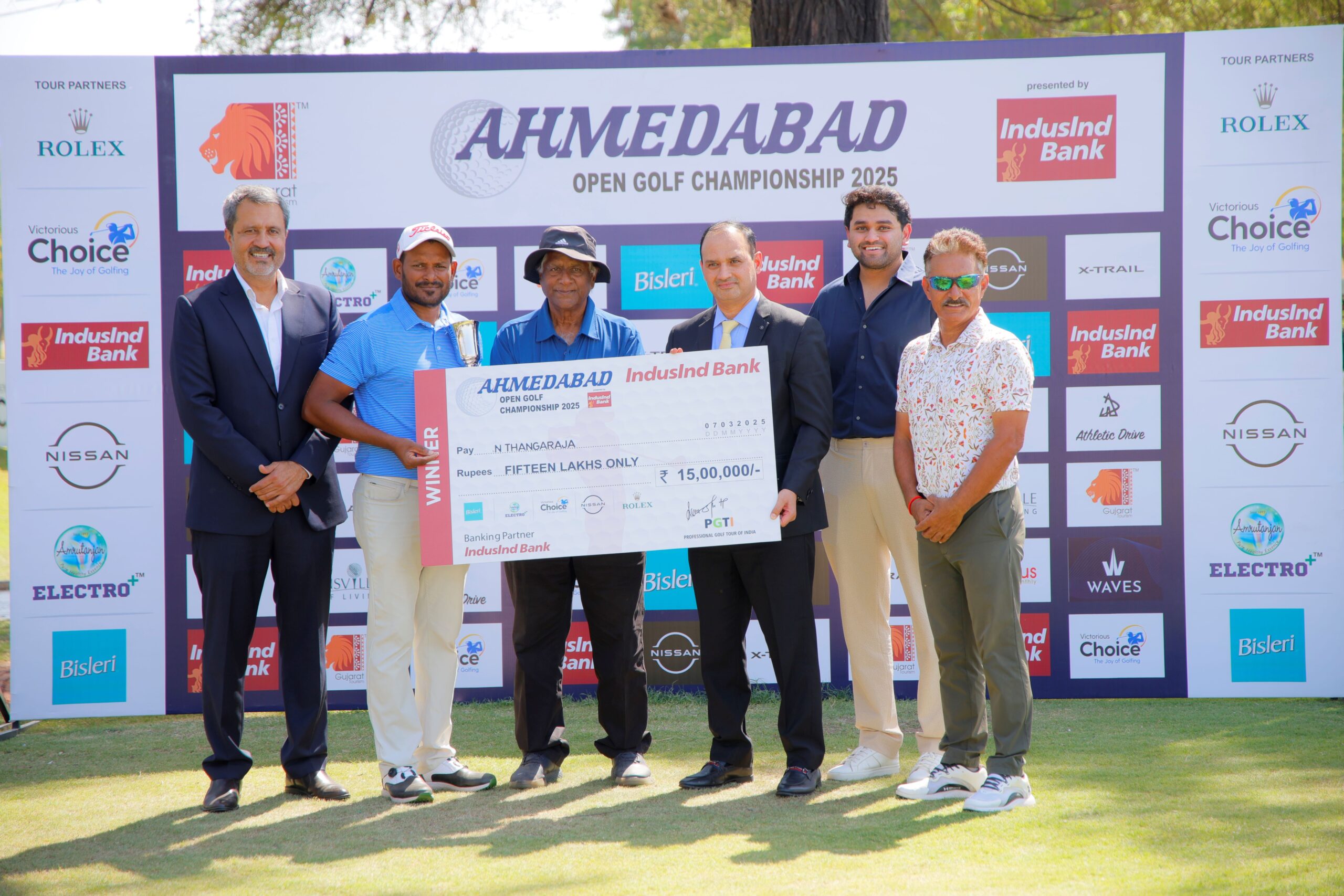 Ahmedabad Open Golf Championship 2025: N Thangaraja Sails To Victory 