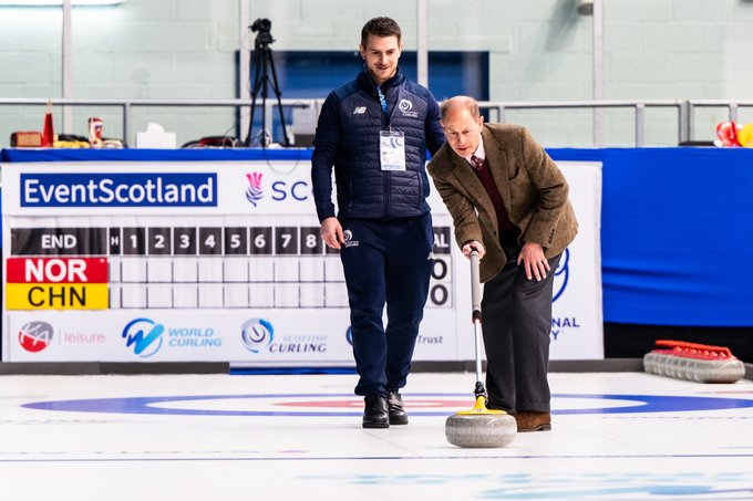 World Wheelchair Curling Championship 2025: His Royal Highness The Duke of Edinburgh Pays Visit