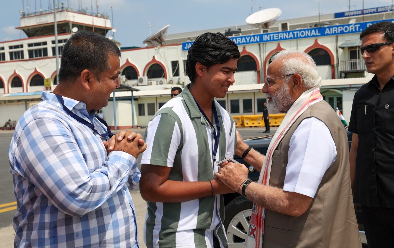 WATCH: Vaibhav Suryavanshi Meets PM Modi At Patna Airport